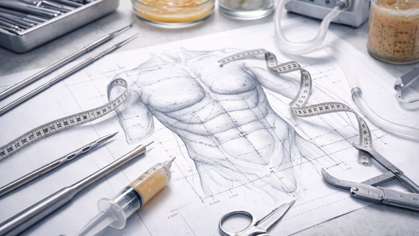 Haeckel Cabral Moraes explica que avaliação criteriosa do biotipo é essencial para alcançar definição com previsibilidade.